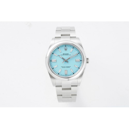 Rolex Oyster Perpetual 41mm 124300 GMF 1:1 Best Edition 904L Steel Tiffany Blue Dial on SS Bracelet SA3230