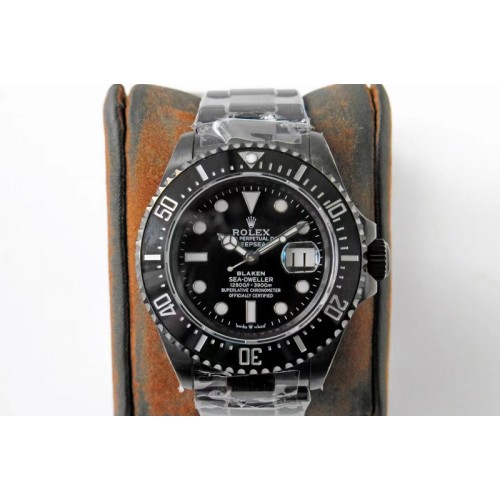 Rolex Sea-Dweller 126600 Blaken Rof 1:1 Best Edition DLC Case and Bracelet A2824