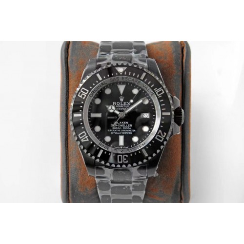 Rolex Sea-Dweller 126660 Blaken Rof 1:1 Best Edition DLC Case and Bracelet A2824