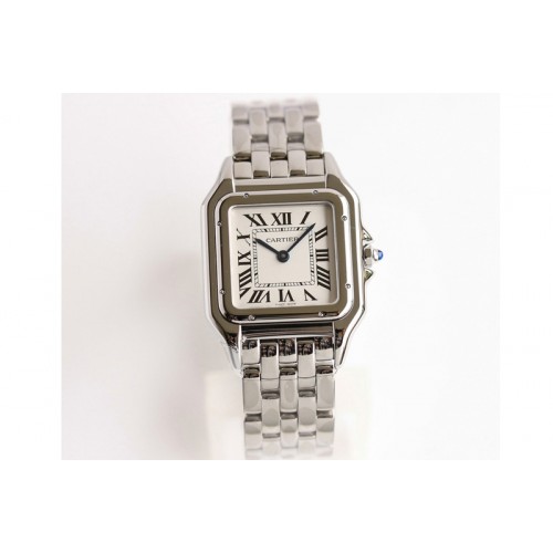Cartier Panthere Secrete De Ladies SS/SS White GF Swiss Qtz Cartier Panthere Secrete De Ladies SS/SS White GF Swiss Qtz
