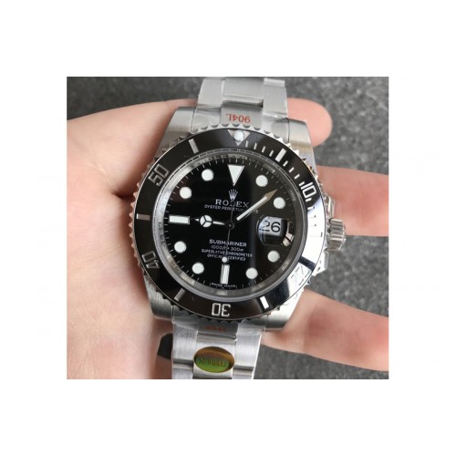 Rolex Submariner 116610LN Black Ceramic Noob 1:1 Best Edition 904L SS Case and Bracelet VR3135 V12
