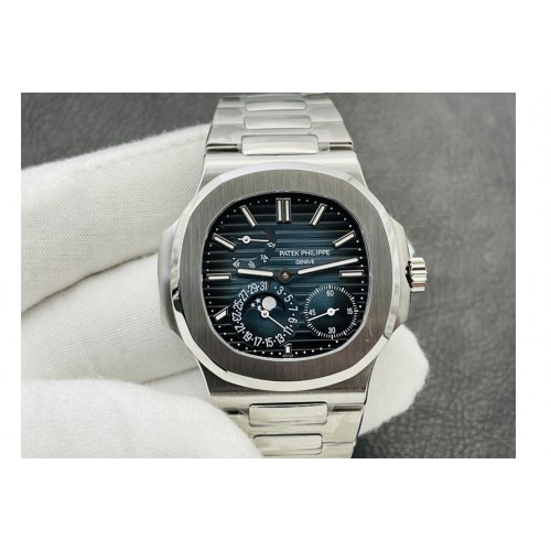 Patek Philippe Nautilus 5712 SS ZF 1:1 Best Edition Blue Dial on SS Bracelet A240