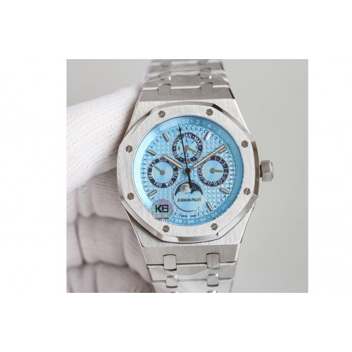 Audemars Piguet Royal Oak 41mm Complicated 26574 SS APSF1:1 Best Edition Ice Blue Dial on SS Bracelet A5134