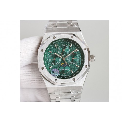 Audemars Piguet Royal Oak 41mm Complicated 26574 SS APSF1:1 Best Edition Green Dial on SS Bracelet A5134