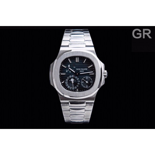 Patek Philippe Nautilus 5712 SS GRF 1:1 Best Edition Blue Dial on SS Bracelet A240