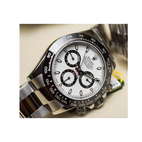 Rolex Daytona 116500 BTF 1:1 Best Edition 904L SS Case and Bracelet White Dial SA4130