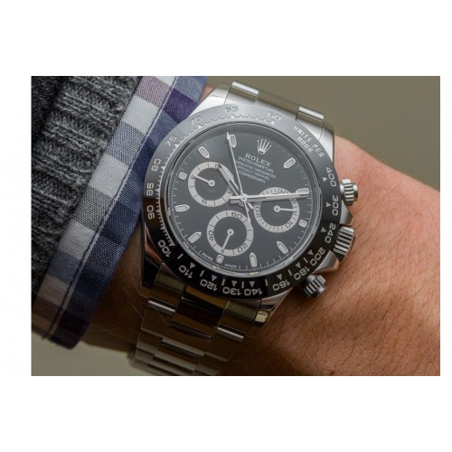 Rolex Daytona 116500 BTF 1:1 Best Edition 904L SS Case and Bracelet Black Dial SA4130