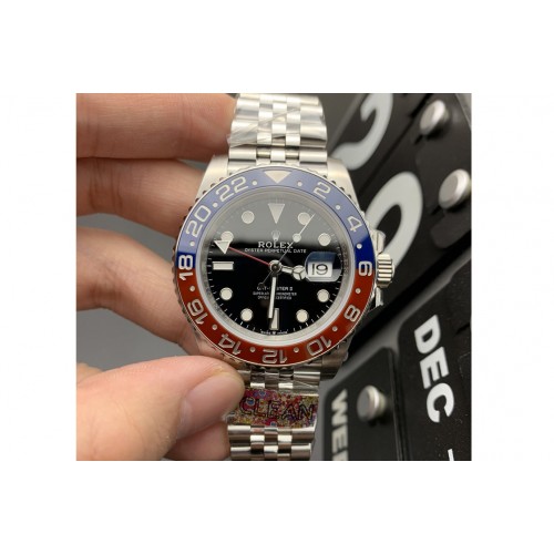 Rolex GMT Master II 126710 BLRO 904L SS Clean Factory 1:1 Best Edition on Oyster Bracelet VR3285 CHS