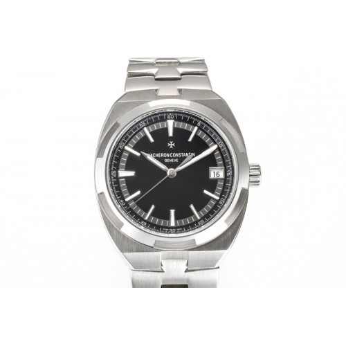 Vacheron Constantin Overseas 4500V SS ZF 1:1 Best Edition Black Dial on SS Bracelet A5100