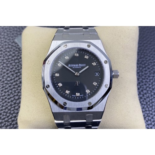 Audemars Piguet Royal Oak 39mm 15202 SS BF 1:1 Best Edition Black Textured Dial on SS Bracelet A2121