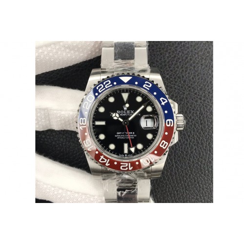 Rolex GMT-Master II 126719 BLRO Red/Blue Ceramic 904L Steel APSF 1:1 Best Edition Black Dial VR3285 CHS