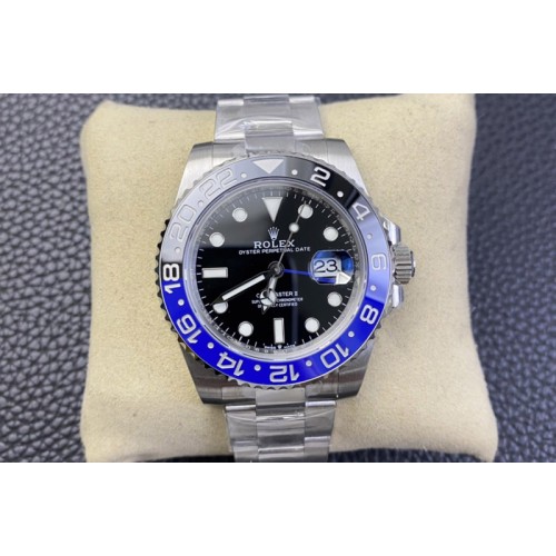 Rolex GMT Master II 116710 BLNR 904L SS GSF 1:1 Best Edition Black Dial on Bracelet VR3186 CHS V4 Rolex GMT Master II 116710 BLNR 904L SS GSF 1:1 Best Edition Black Dial on Bracelet VR3186 CHS V4