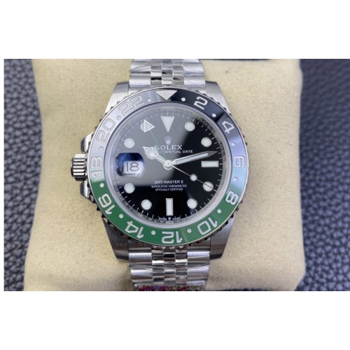 Rolex GMT Master II 126720 VTNR 904L SS Clean Factory 1:1 Best Edition on Jubilee Bracelet VR3186 CHS