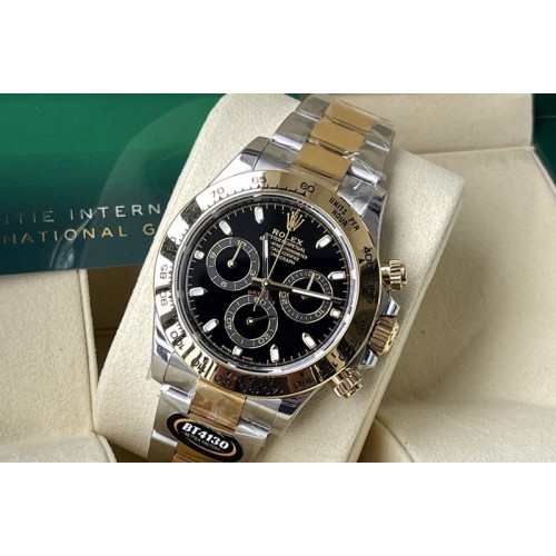 Rolex Daytona 116503 BTF 1:1 Best Edition Black Dial on SS/YG Bracelet SA4130
