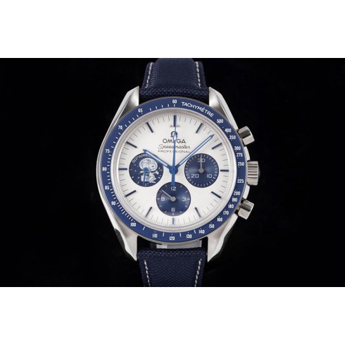 Omega Speedmaster Professional "Silver Snoopy Award" 50th Anniversary GSF 1:1 Best Edition A7750(Mod)