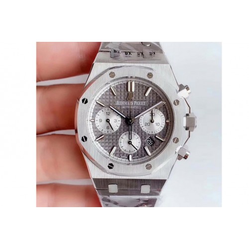 Audemars Piguet Royal Oak Chrono 26331ST SS OMF 1:1 Best Edition Gray Dial on SS Bracelet A7750
