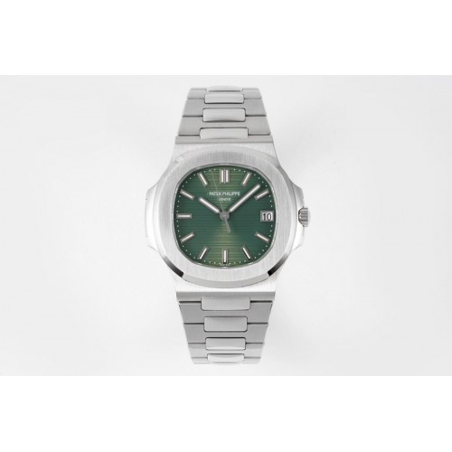 Patek Philippe Nautilus 5711 SS PPF 1:1 Best Edition Green Dial on SS Bracelet A330
