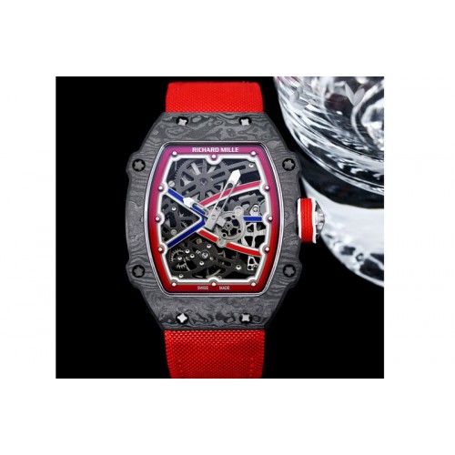 Richard Mille RM67-02 Black NTPT Germany Dial on Blue Nylon strap CRMA7 Clone