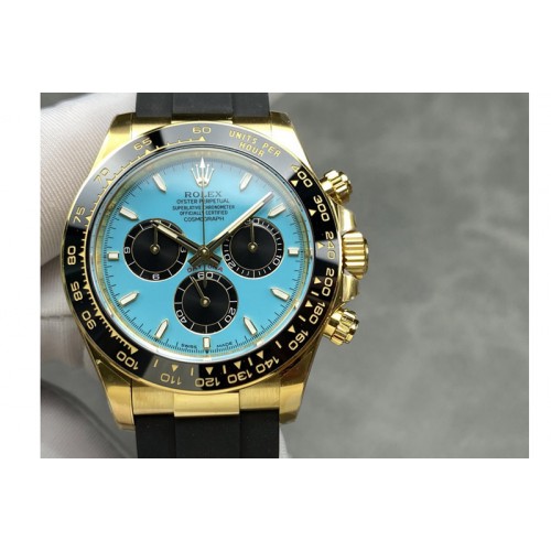 Rolex Daytona 126518 THBF 1:1 Best Edition Tiffany Blue Dial on Oysterflex Strap SH4131 Rolex Daytona 126518 THBF 1:1 Best Edition Tiffany Blue Dial on Oysterflex Strap SH4131