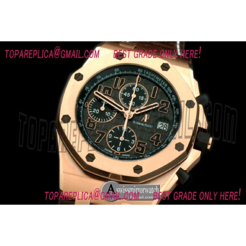 Audemars Piguet Royal Oak Chronograph RG/LE Brown A-7750 Sec@12