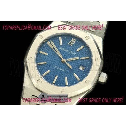 Audemars Piguet Royal Oak Jumbo Auto SS/SS Blue Swiss Eta 2824-2