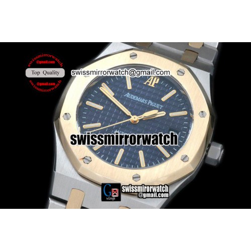 Audemars Piguet Royal Oak Jumbo Auto SS/YG TT Blue Swiss Eta 2824-2