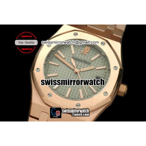 Audemars Piguet Royal Oak Jumbo Auto RG/RG Grey Swiss Eta 2824-2