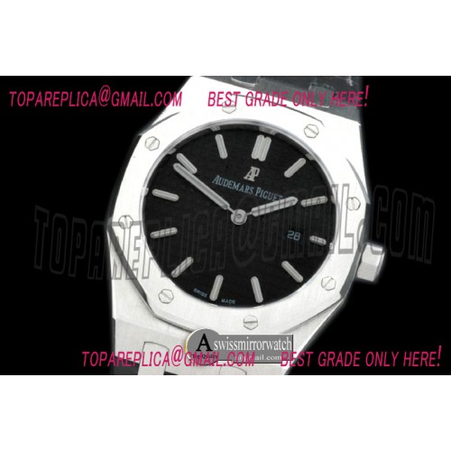 Audemars Piguet Royal Oak Ladies SS/LE Black S-Qtz