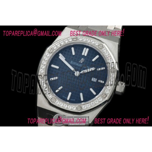 Audemars Piguet Royal Oak Ladies SS/SS Blue S-Qtz