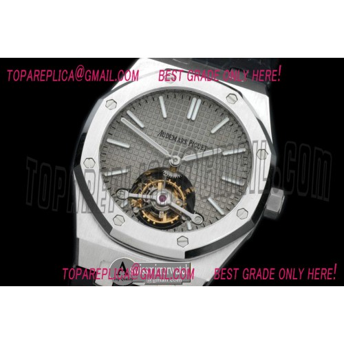 Audemars Piguet Royal Oak Tourbillon SS/LE Grey Real Tourbillon