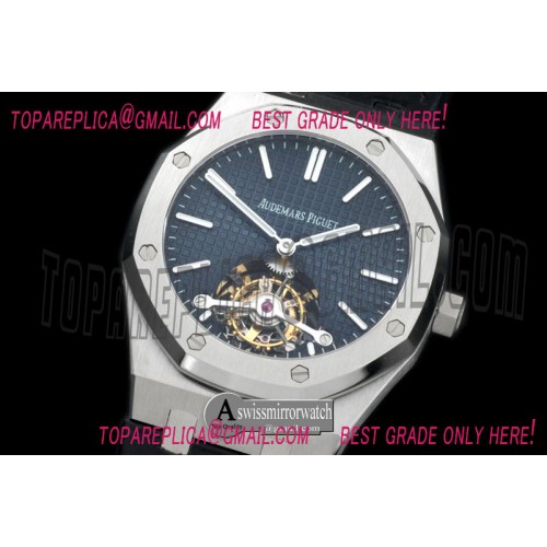 Audemars Piguet Royal Oak Tourbillon SS/LE Blue Real Tourbillon