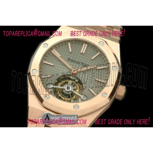 Audemars Piguet Royal Oak Tourbillon RG/RG Grey Real Tourbillon