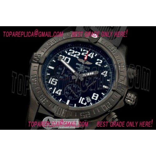 Breitling Super Avenger PVD/RU Black 2-24 Jap OS20