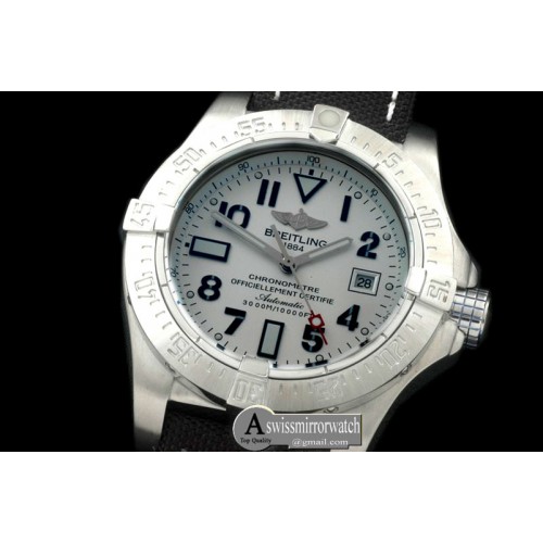 Breitling Seawolf SS/LE White Num Asian 2813 21J