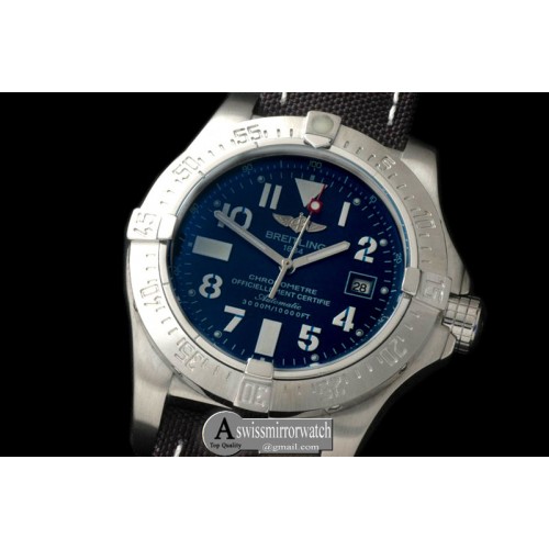Breitling Seawolf SS/LE Blue Num Asian 2813 21J