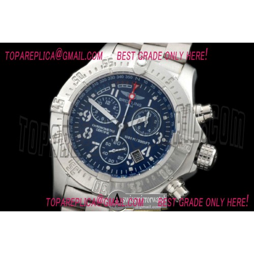 Breitling Seawolf Chrono SS/NY Black Num Swiss Eta Qtz 251.262