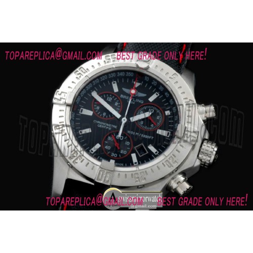 Breitling Seawolf Chrono SS/NY Black Stk Swiss Eta Qtz 251.262