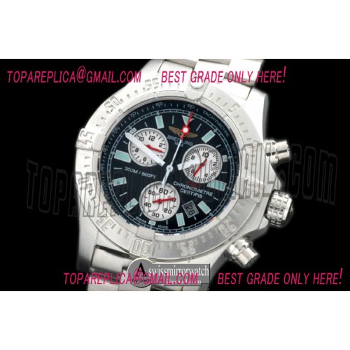 Breitling Seawolf Chrono SS/NY Blue Stk Swiss Eta Qtz 251.262