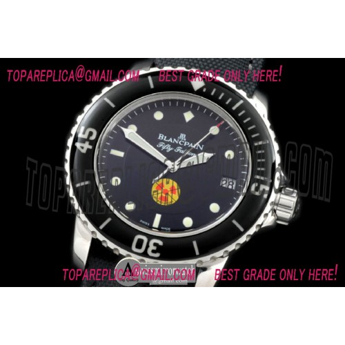 Blancpain 50 Fathoms SS/NY Black Asian 2824