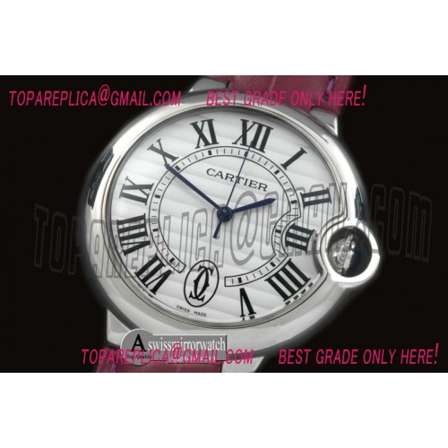 Ballon De Cartier Mid SS/LE White Roman Miyota