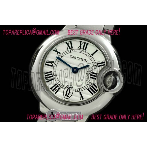 Cartier Ballon Bleu de Cartier Ladies SS White Swiss Quartz