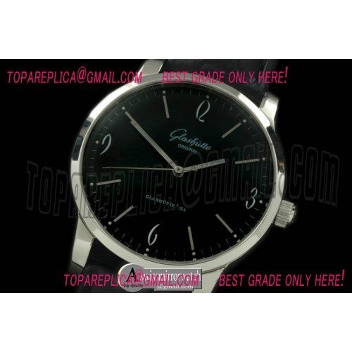 Glashutte Senator Sixties SS/LE Black Asian 2824