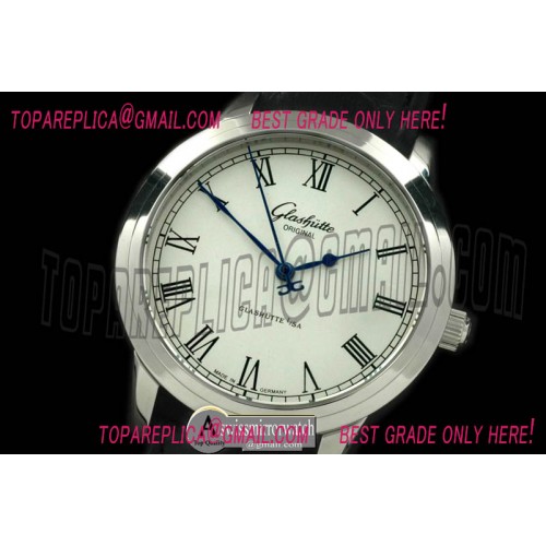 Glashutte Senator Sixties SS/LE White Asian 2824