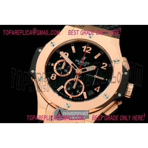 Hublot Big Bang Chrono 41mm RG/RU Black A-7750 Sec@3
