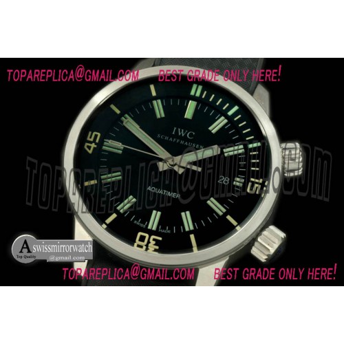 IWC Vintage Aquatimer 3231 SS/RU Black A-7750