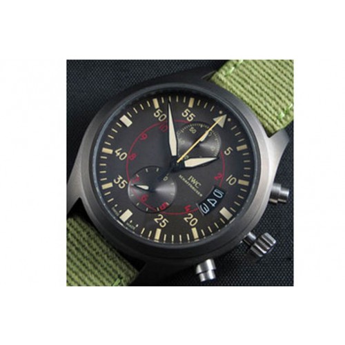 IWC Pilot Chronograph Top Gun Miramar, Quartz, PVD