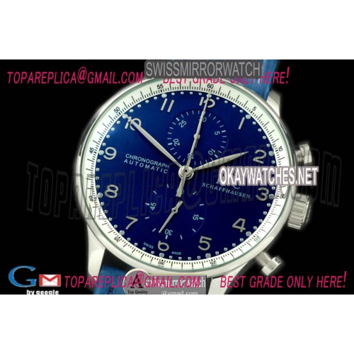 IWC Portuguese Chrono SS/LE Blue Jap OS20