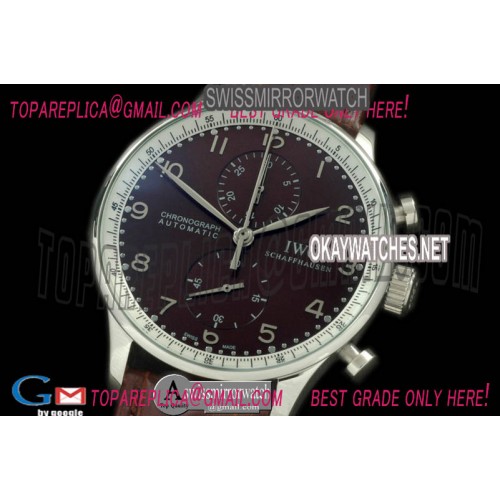IWC Portuguese Chrono SS/LE Brown Jap OS20