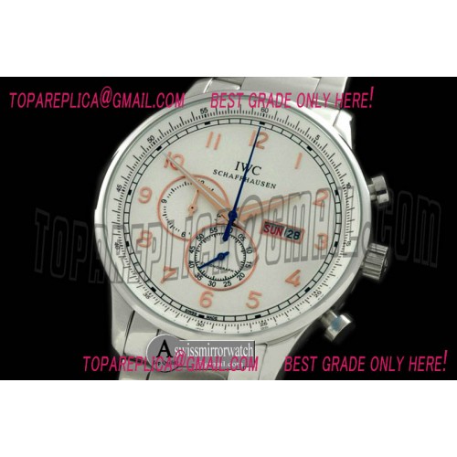 IWC Portuguese Chrono Day/Date SS/SS White/Gold Jap OS20 IWC Portuguese Chrono Day/Date SS/SS White/Gold Jap OS20