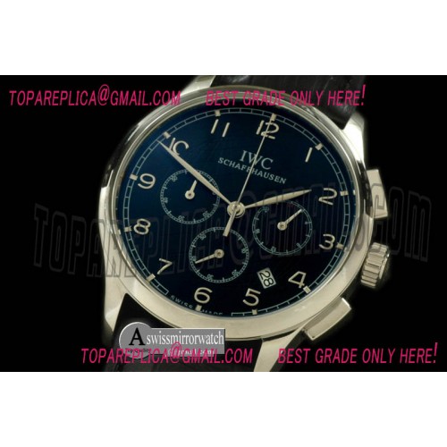 IWC Portuguese Grande Chrono SS/LE Black Jap OS20